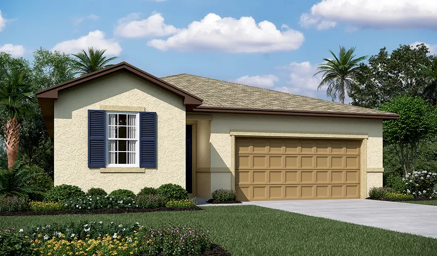 Exterior A of the Azure floor plan by Richmond American Homes