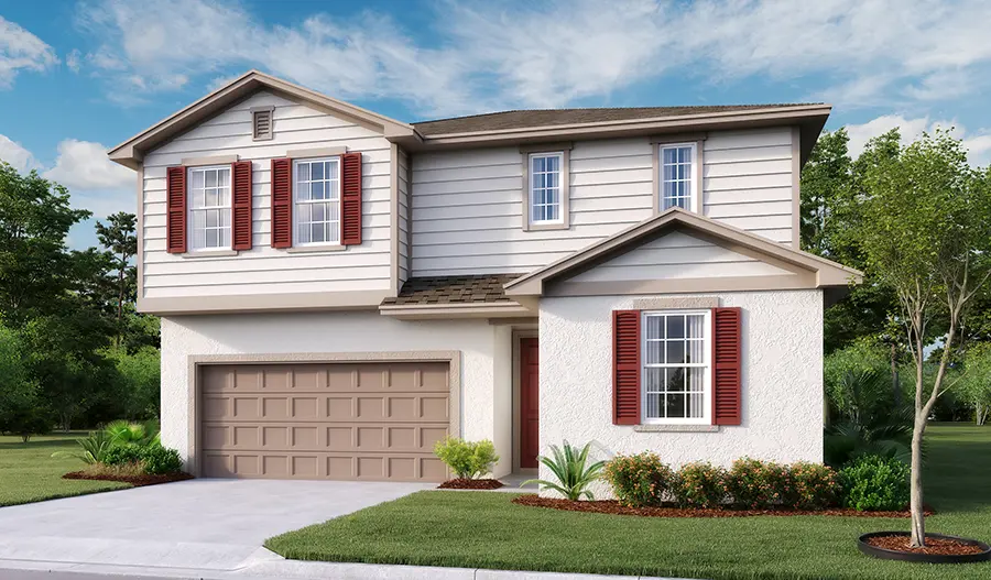 Exterior D of the Moonstone floor plan by Richmond American Homes