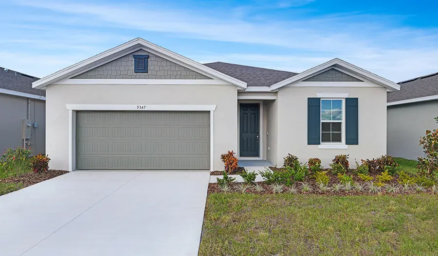Exterior of the Slate plan home on Lot 282