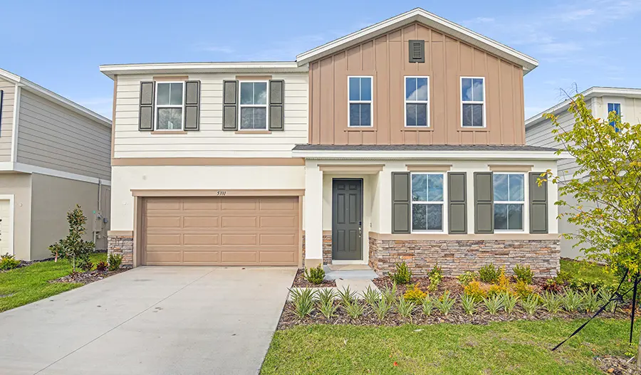 Exterior of the Tourmaline plan home on Lot 286