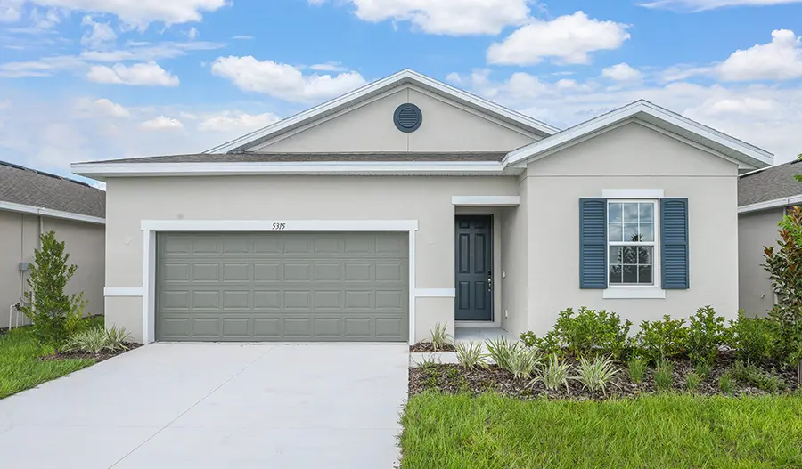 Exterior of the Ruby plan home on Lot 290