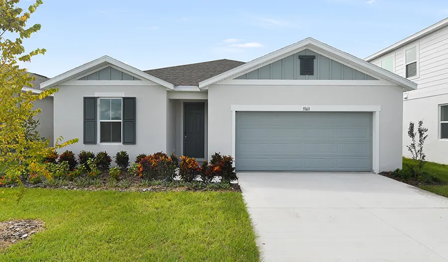 Exterior of the Slate plan home on Lot 302
