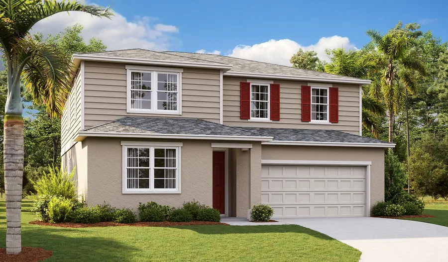 Exterior of the Ammolite plan home on Lot 320