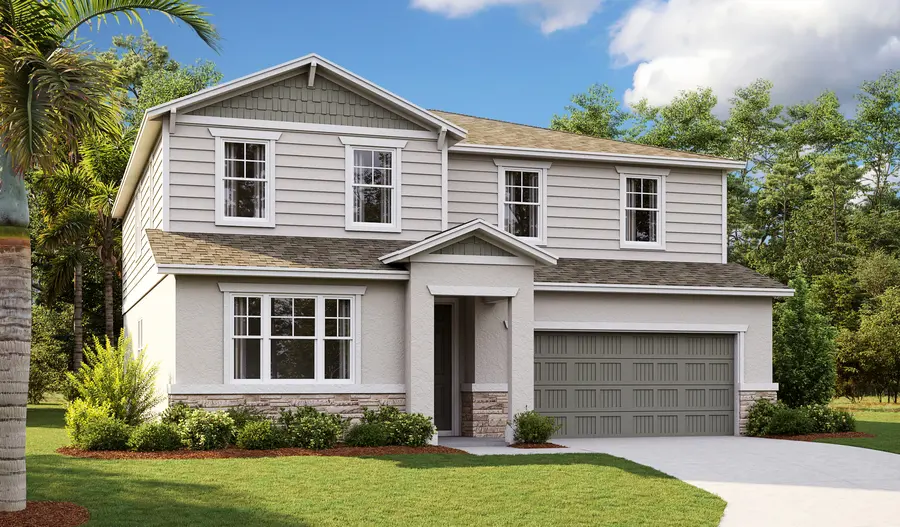 Exterior of the Ammolite plan home on Lot 322